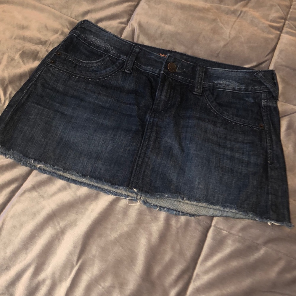 Distressed look Express Jean skirt